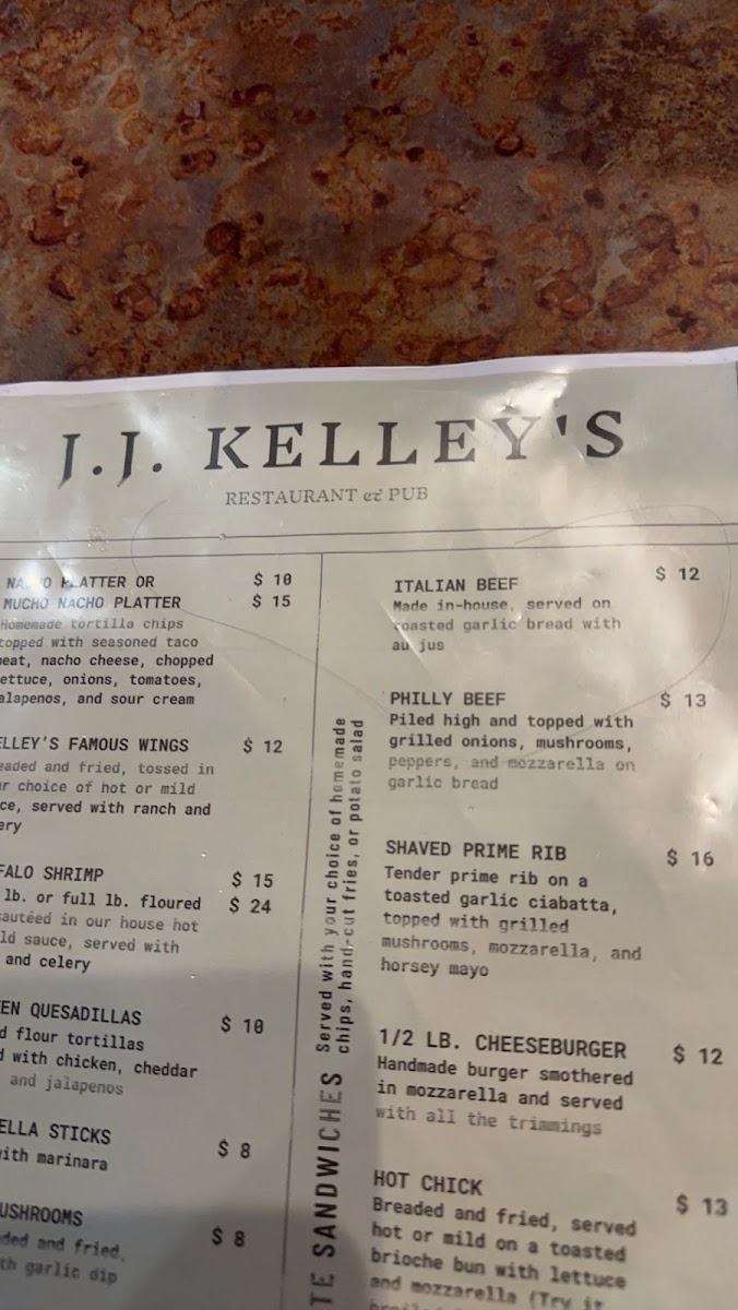 Jj Kelley's - 1