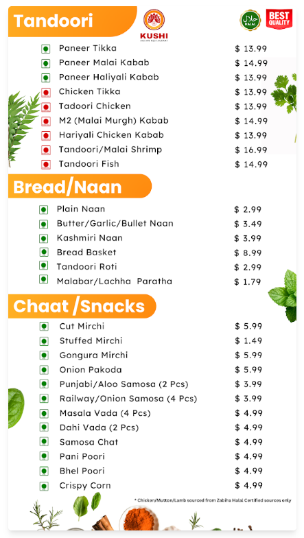 Kushi Indian Restaurant - 1