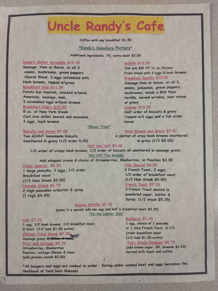 Uncle Randy's Cafe - 10