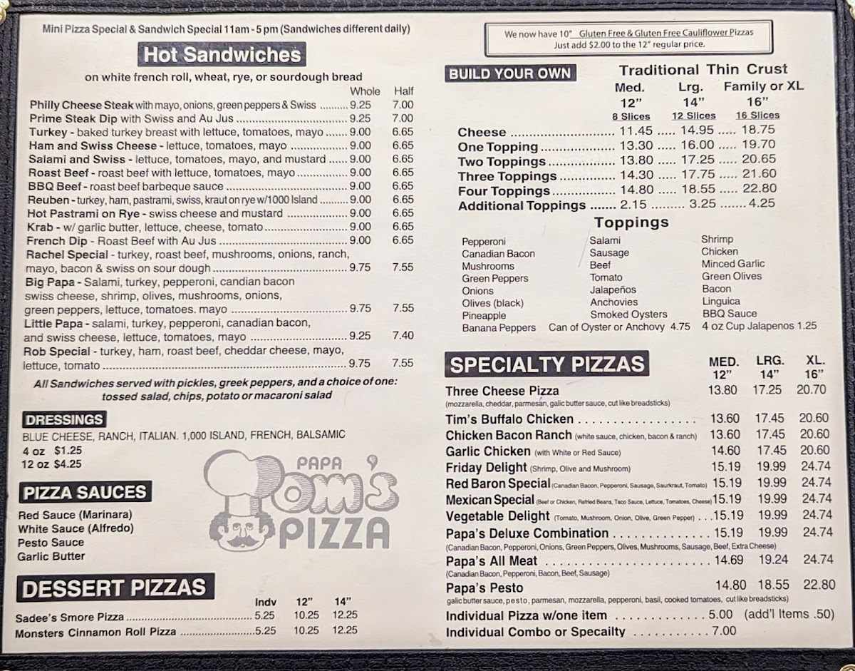 Papa Tom's Pizza - 1