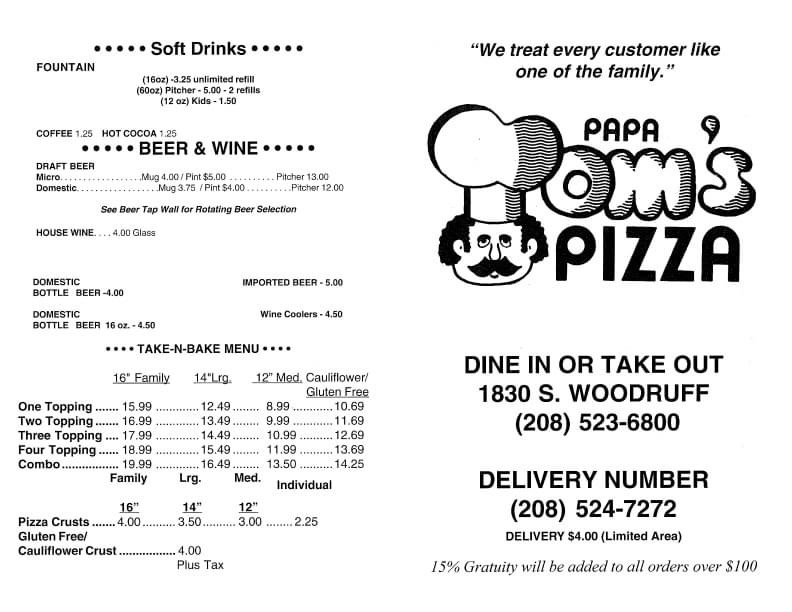 Papa Tom's Pizza - 10