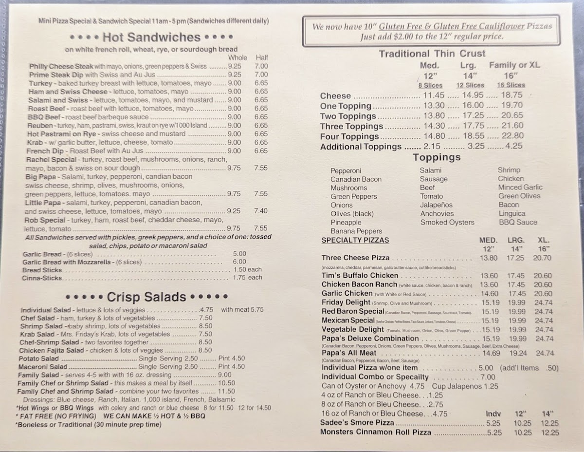 Papa Tom's Pizza - 3