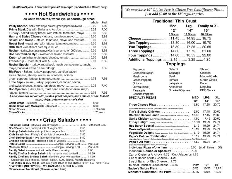 Papa Tom's Pizza - 4