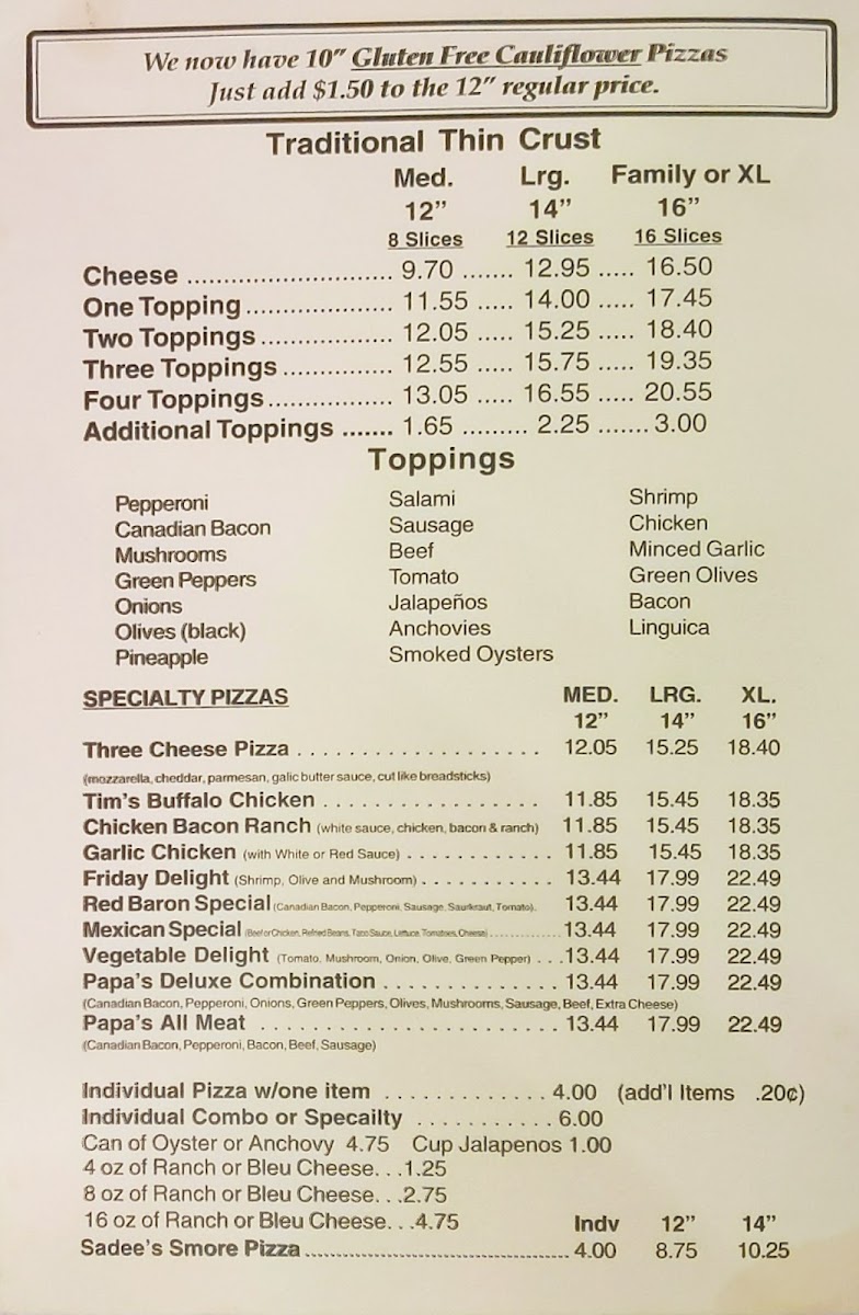 Papa Tom's Pizza - 6