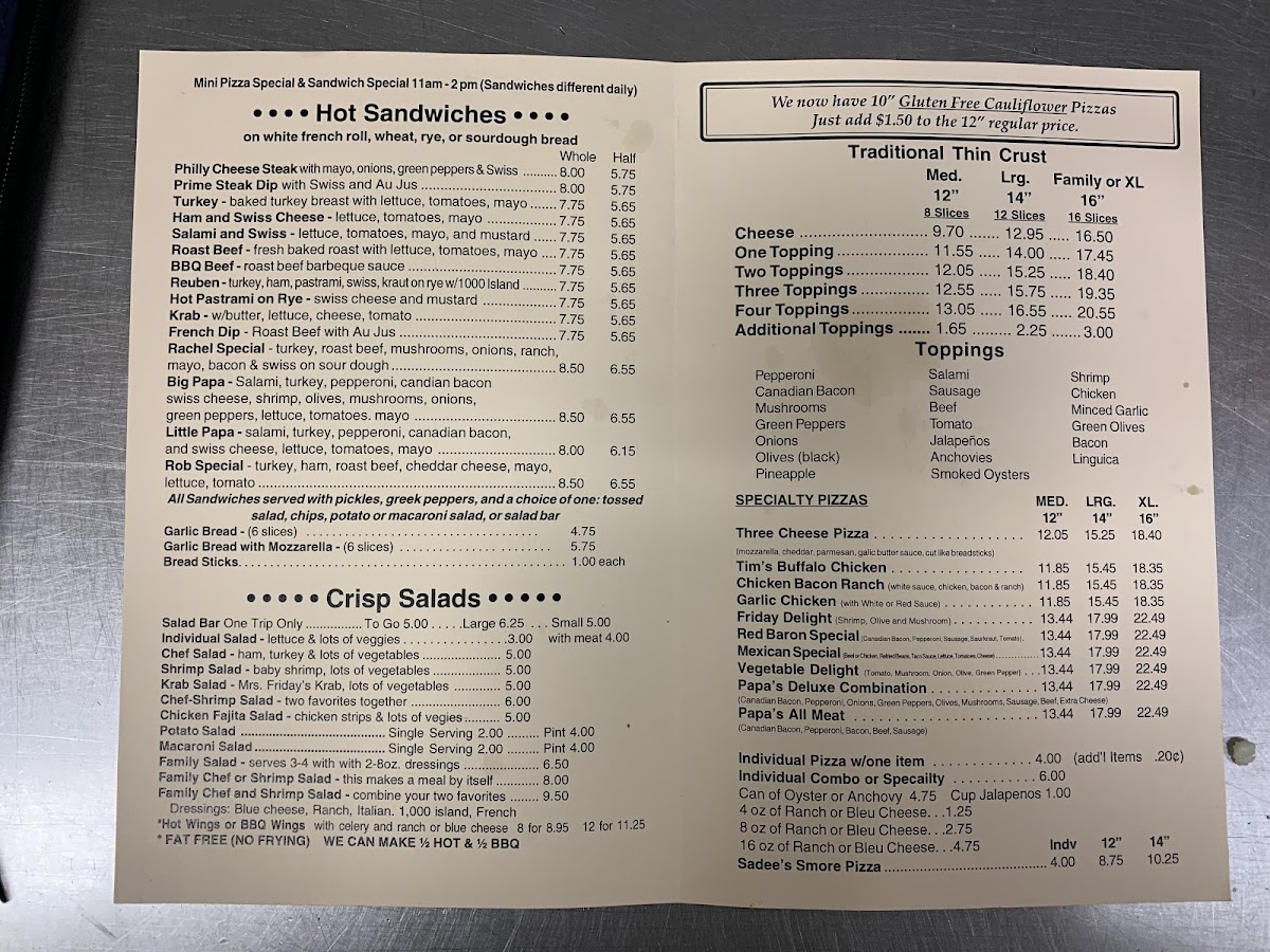 Papa Tom's Pizza - 7