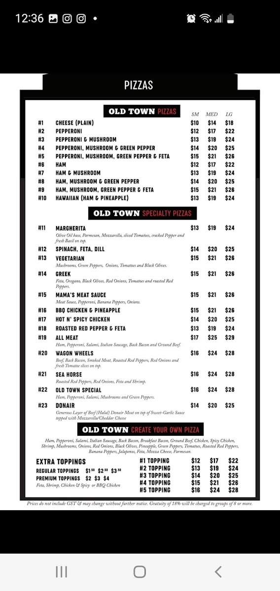 Old Town Pizza House Bar & Grill - 6