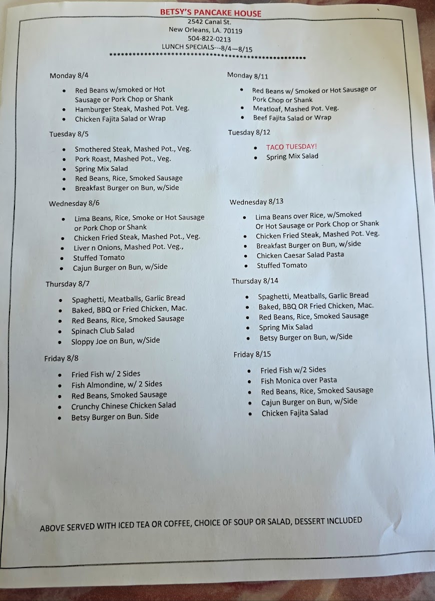 Betsy's Pancake House - 3