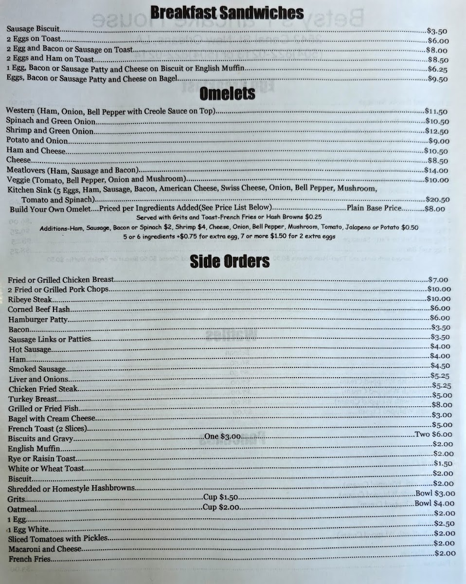 Betsy's Pancake House - 5