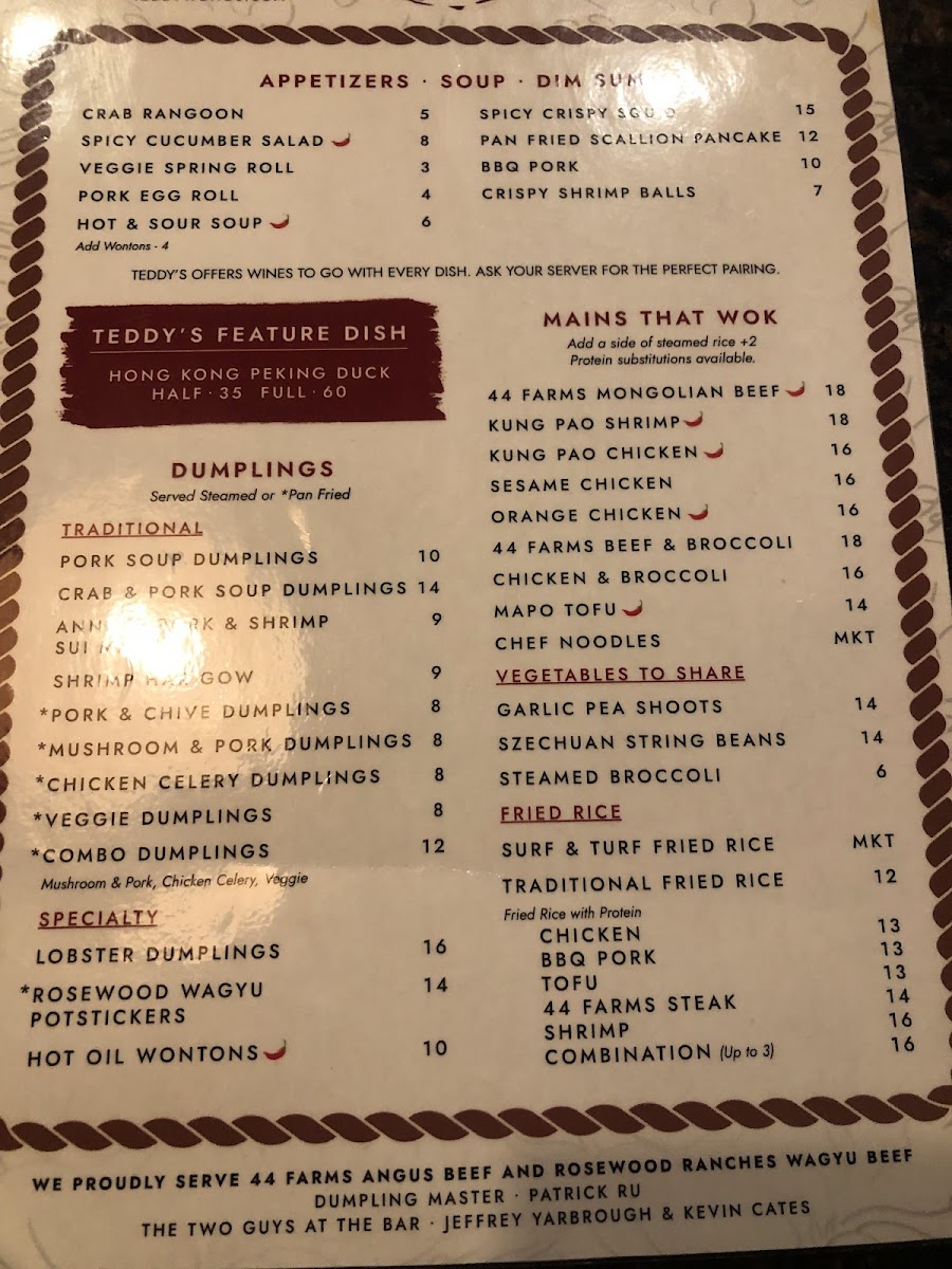 Teddy Wongs - Dumplings & Wine - 9