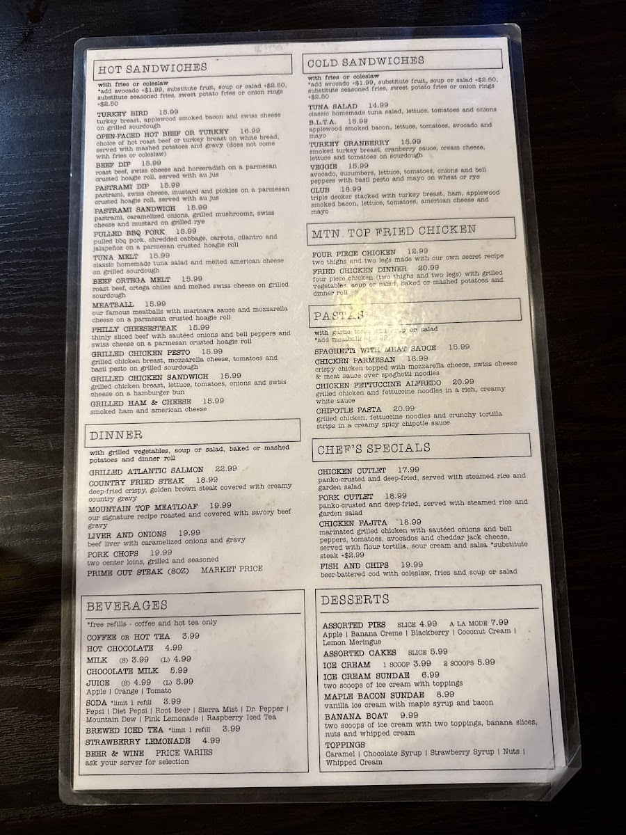 Mountain Top Cafe - 1