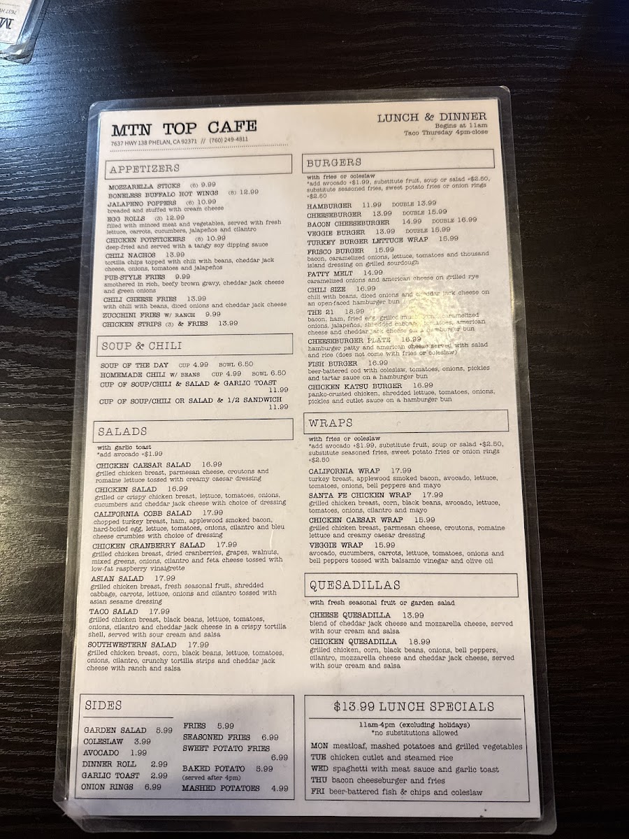 Mountain Top Cafe - 2