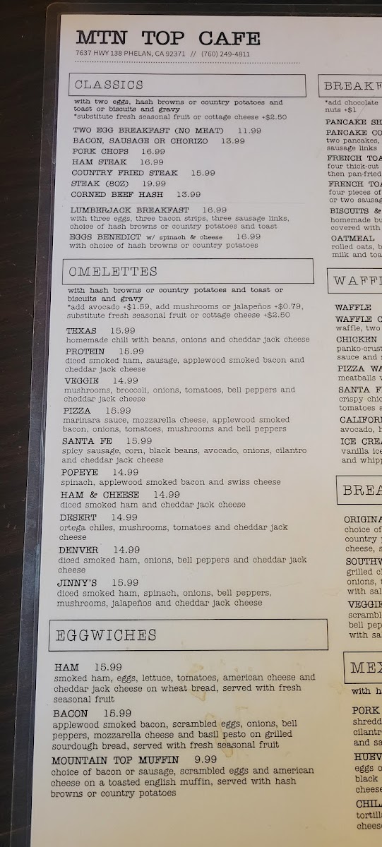 Mountain Top Cafe - 9