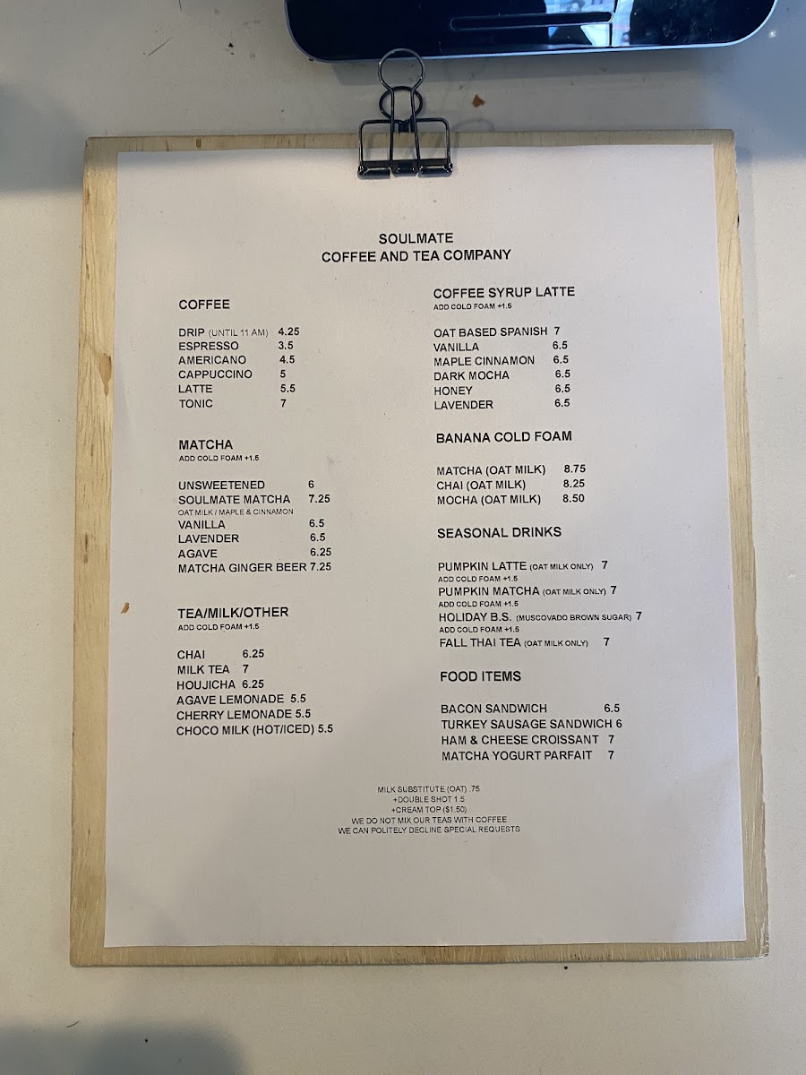 SOULMATE - A COFFEE AND TEA COMPANY - 1