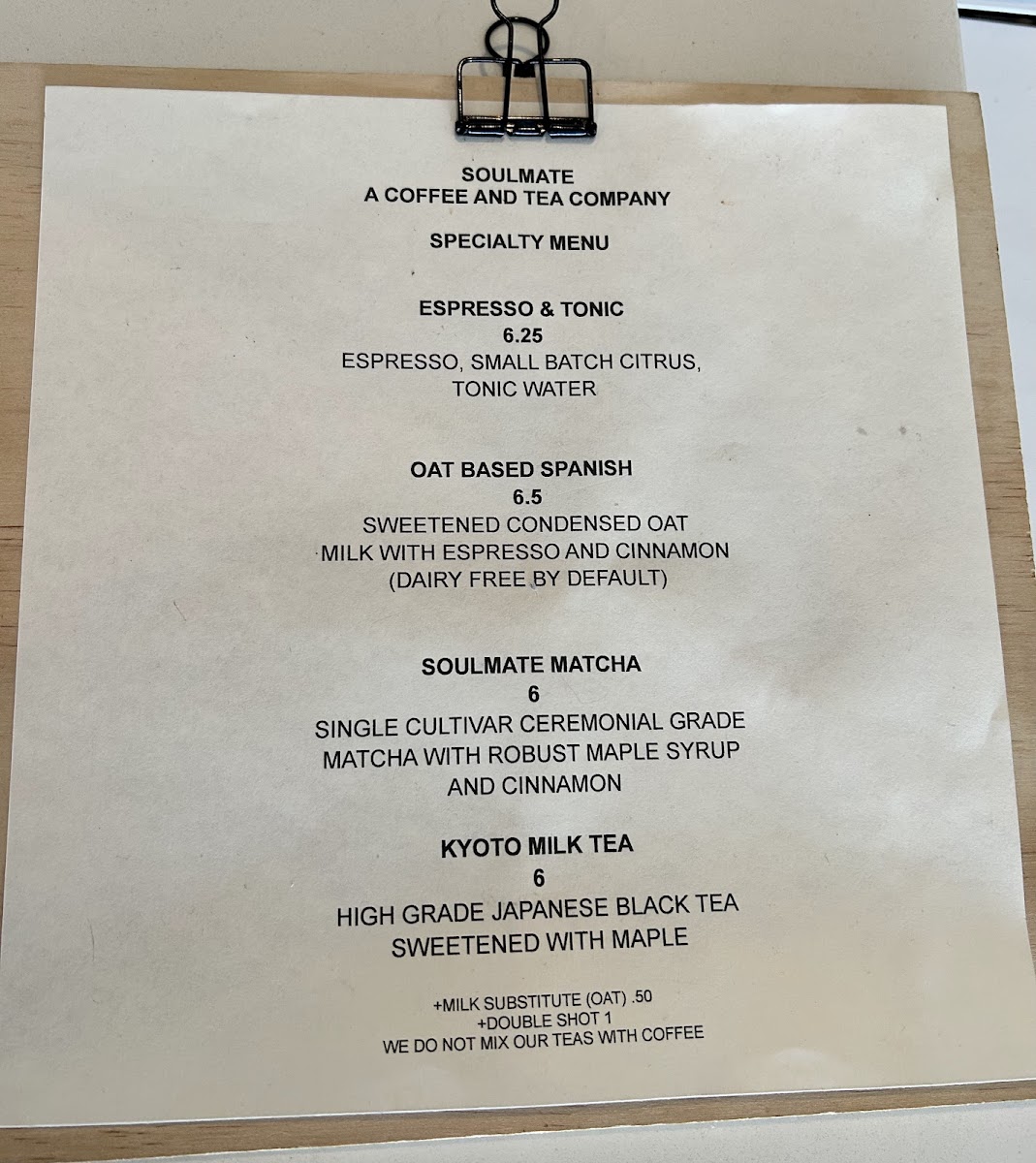 SOULMATE - A COFFEE AND TEA COMPANY - 10