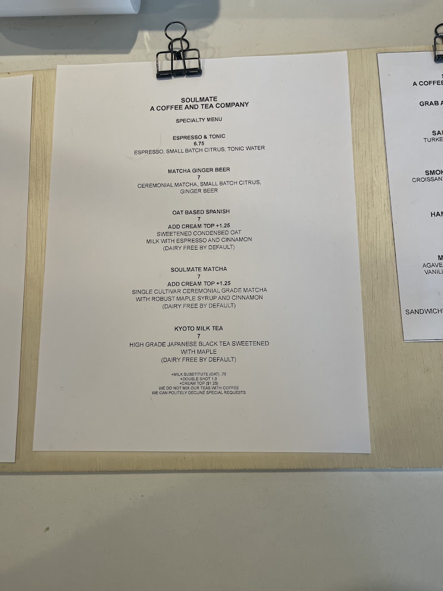 SOULMATE - A COFFEE AND TEA COMPANY - 9