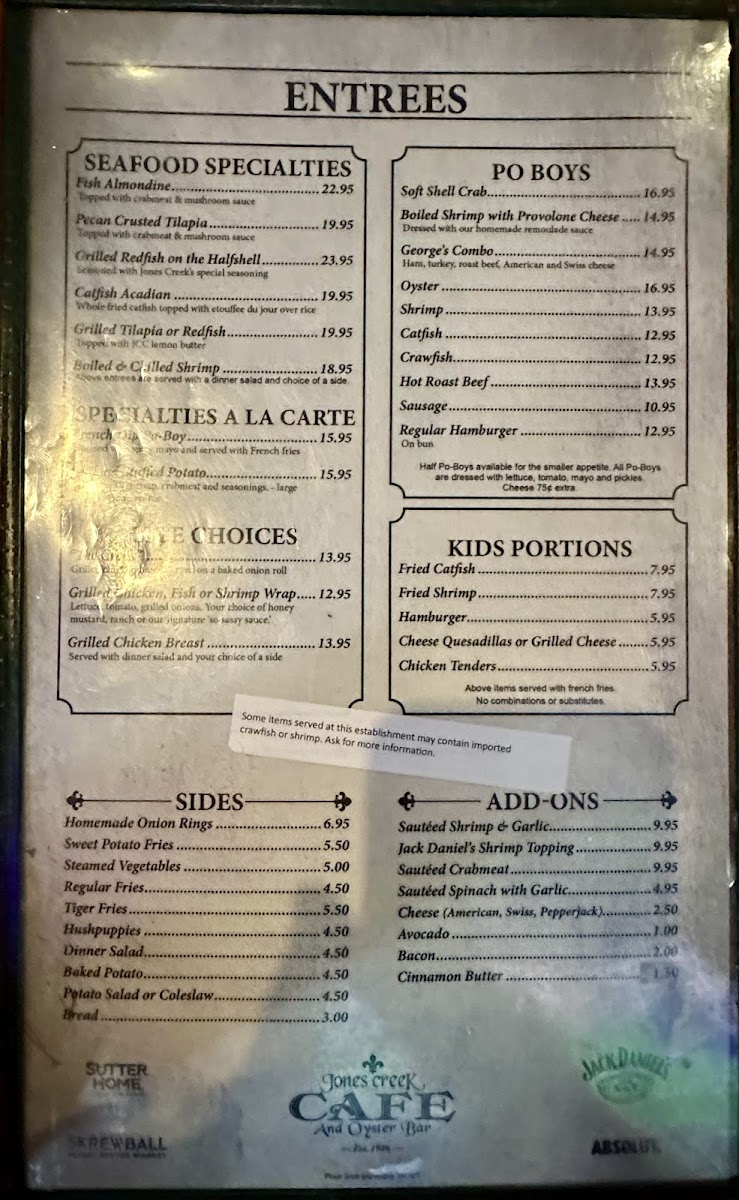 Jones Creek Cafe & Oyster Bar - 2