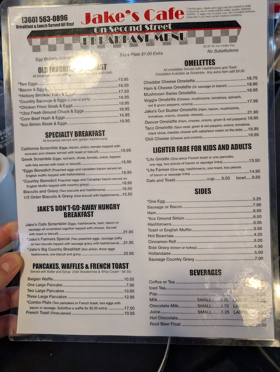 Jake's Cafe on 2nd Street - 2