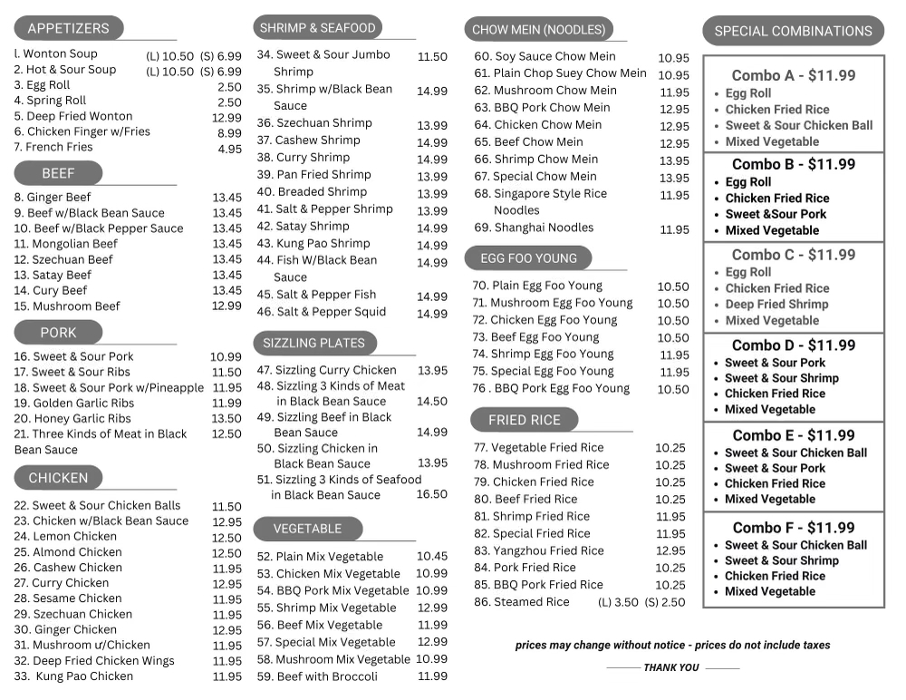 Jame's Chinese Restaurant - 1