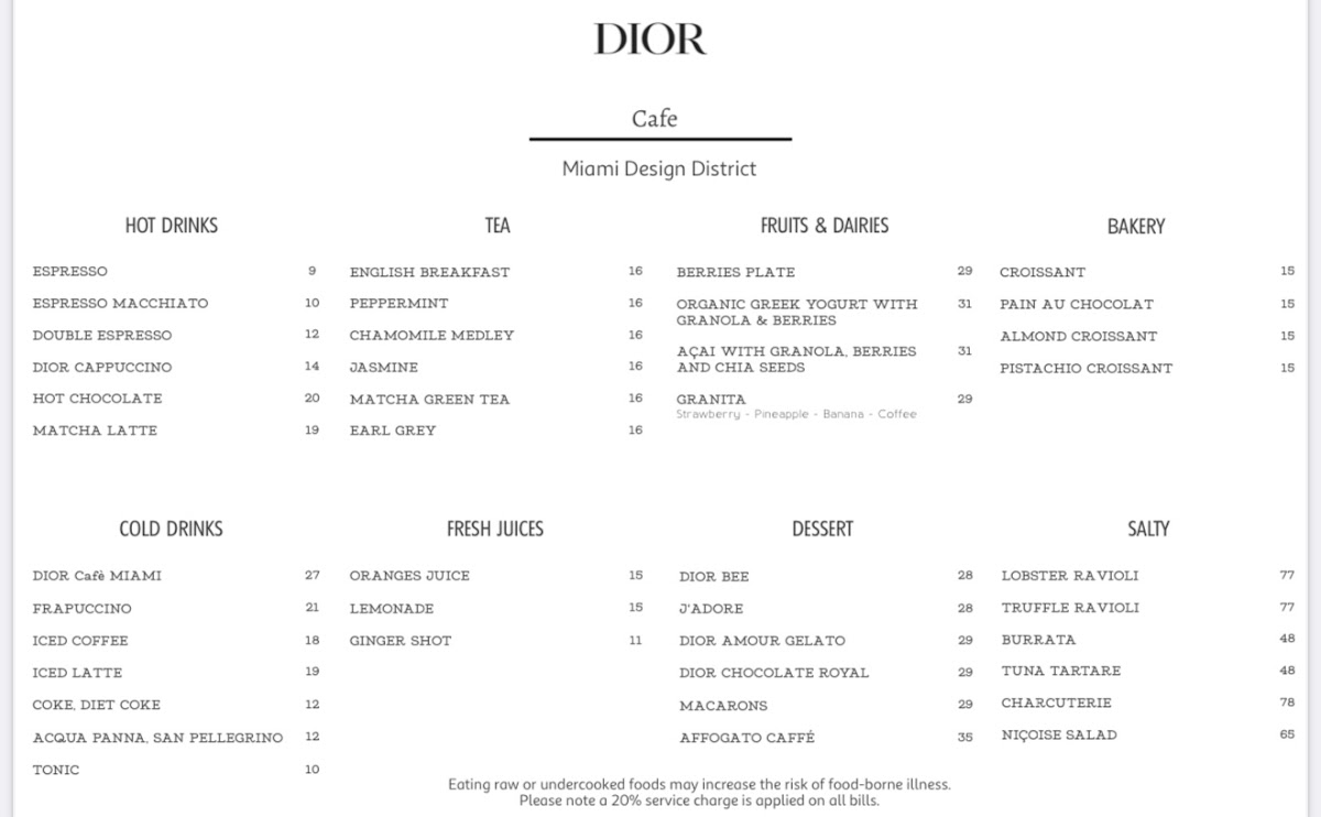 DIOR Café Miami - 4