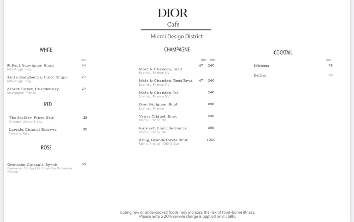 DIOR Café Miami - 7