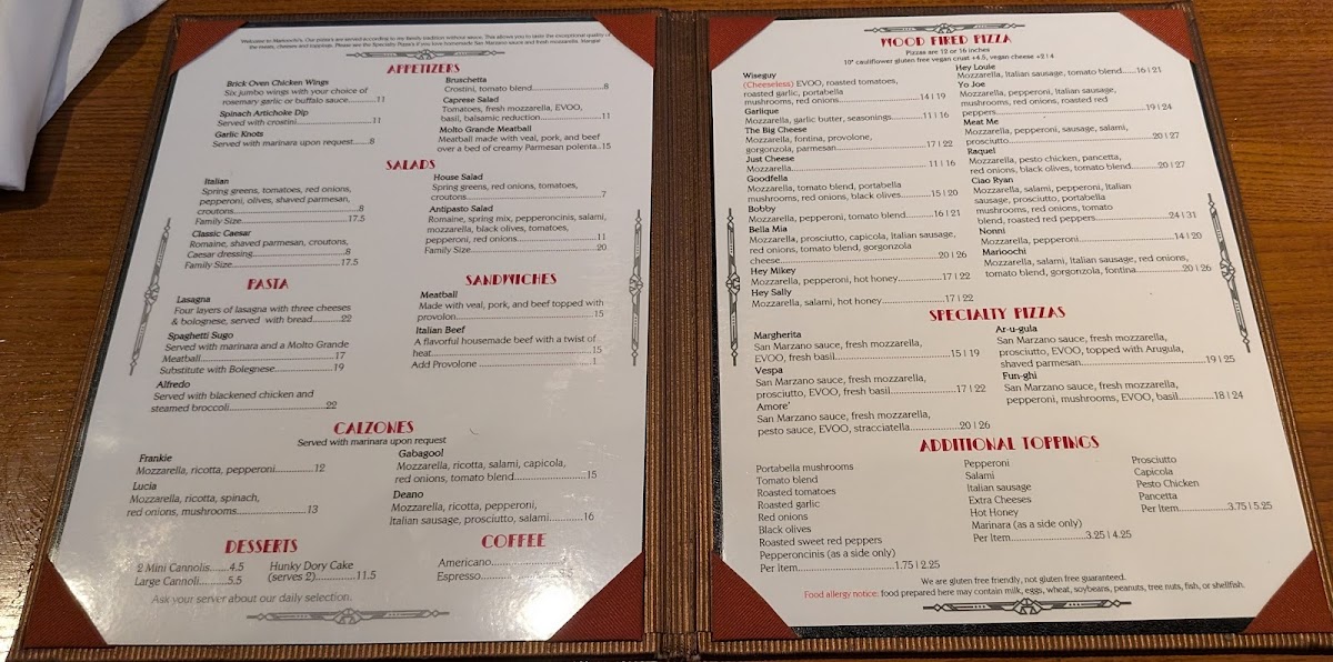 Marioochi’s Pizzeria On The Square - 1