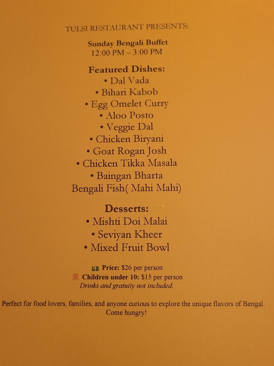 Tulsi Indian Restaurant - 1