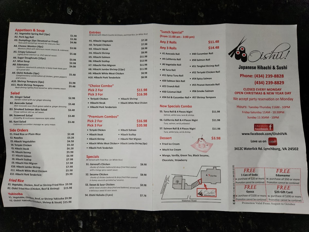 Oishii! Japanese Hibachi & Sushi - 1