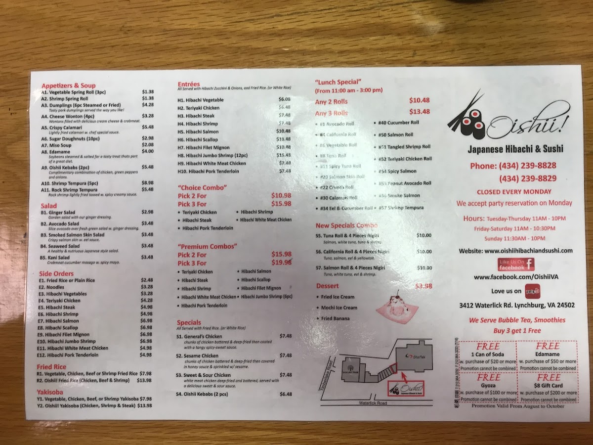 Oishii! Japanese Hibachi & Sushi - 7