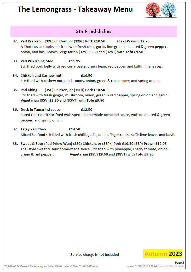 The Lemongrass, Thai Restaurant Rye - 4