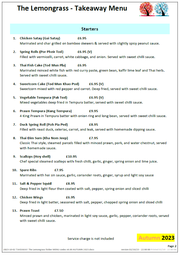 The Lemongrass, Thai Restaurant Rye - 5