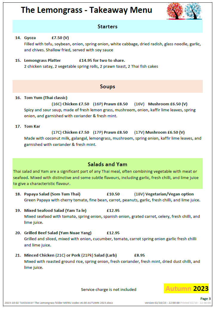 The Lemongrass, Thai Restaurant Rye - 6