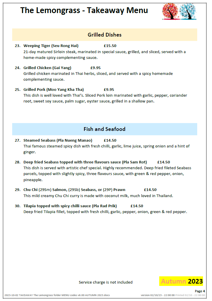 The Lemongrass, Thai Restaurant Rye - 7