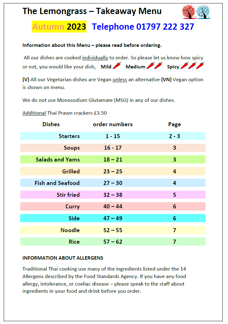 The Lemongrass, Thai Restaurant Rye - 9