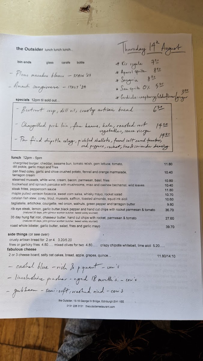 The Outsider Restaurant - 3