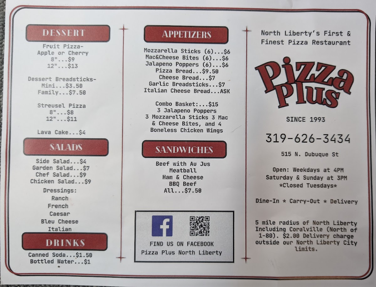 Pizza Plus North Liberty - 1