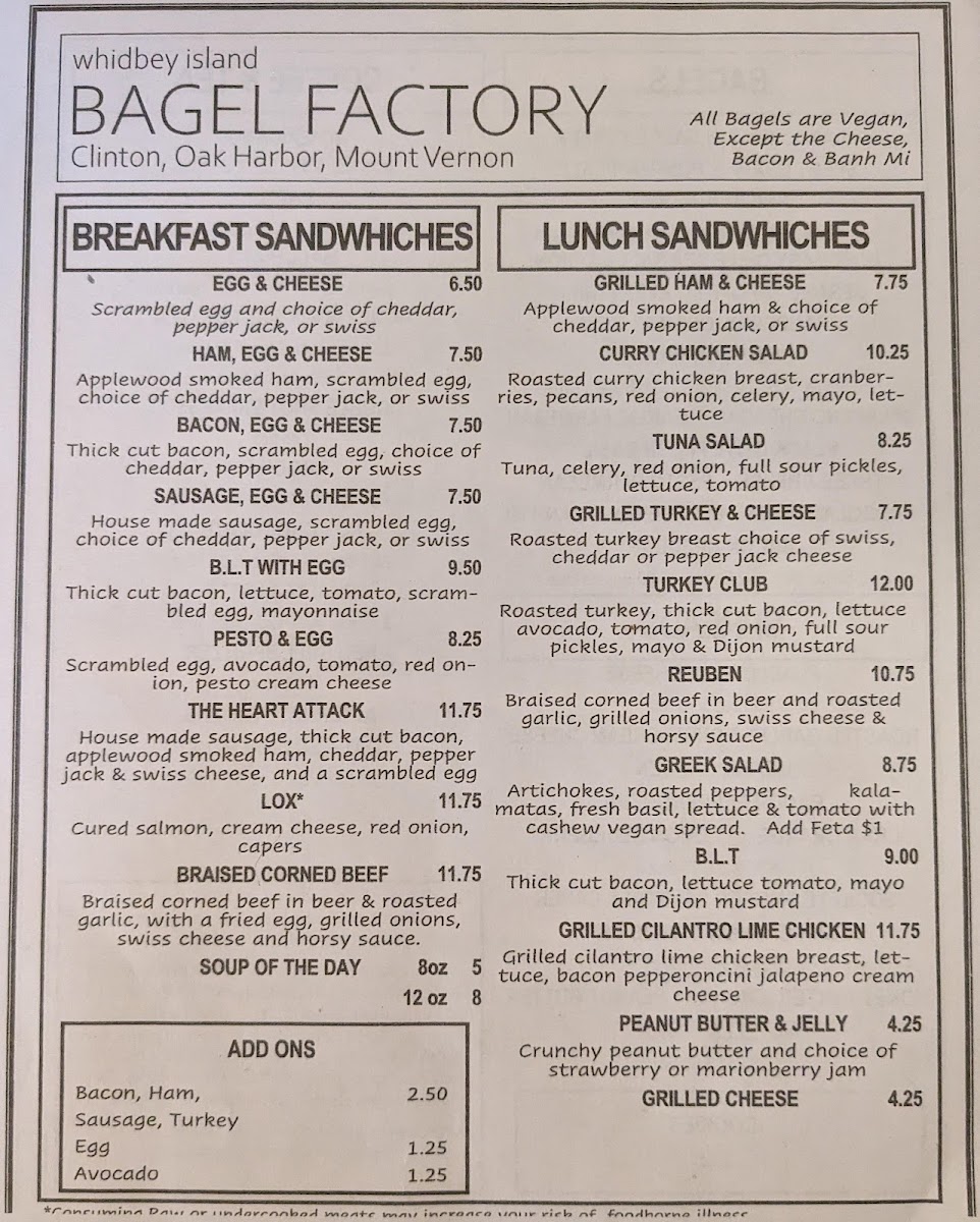 Whidbey Island Bagel Factory - 2