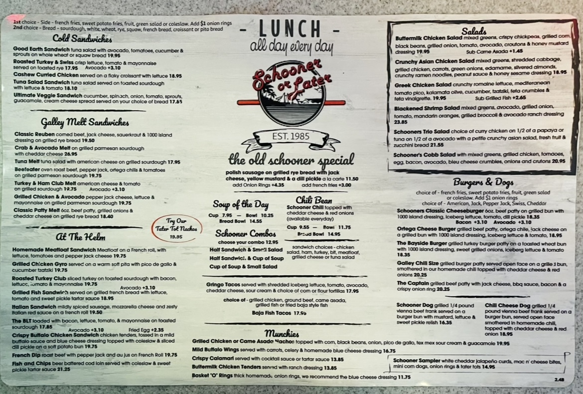 Schooner Or Later - 4