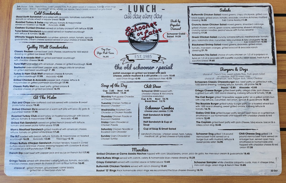 Schooner Or Later - 5