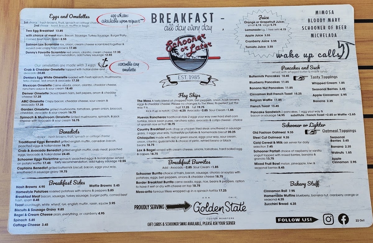 Schooner Or Later - 9