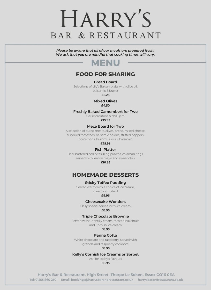 Harry's Bar & Restaurant, Thorpe-le-Soken - 2