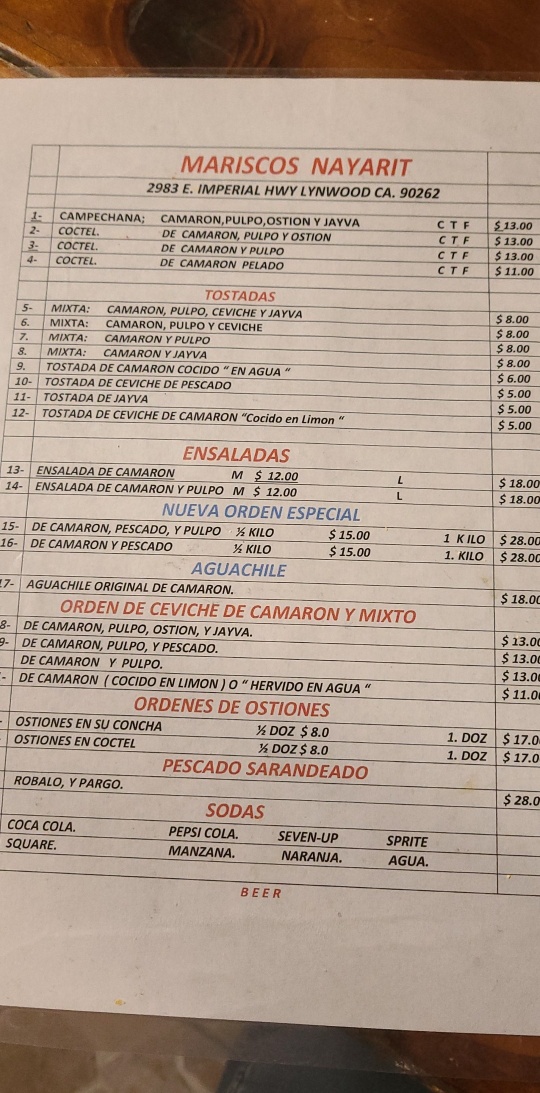 Mariscos Nayarit - 5