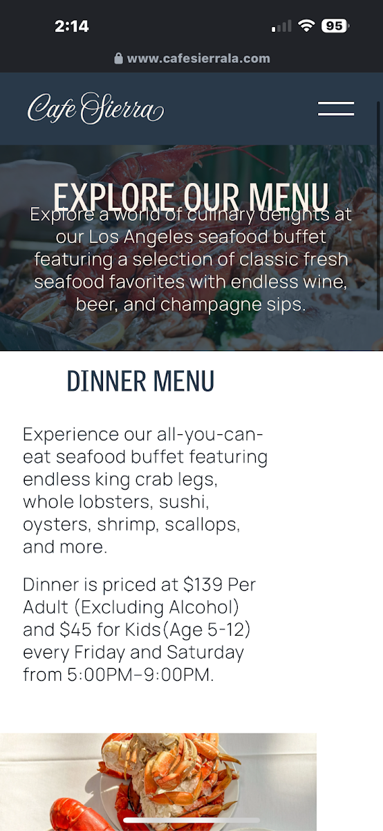 Cafe Sierra | Seafood Buffet - 1