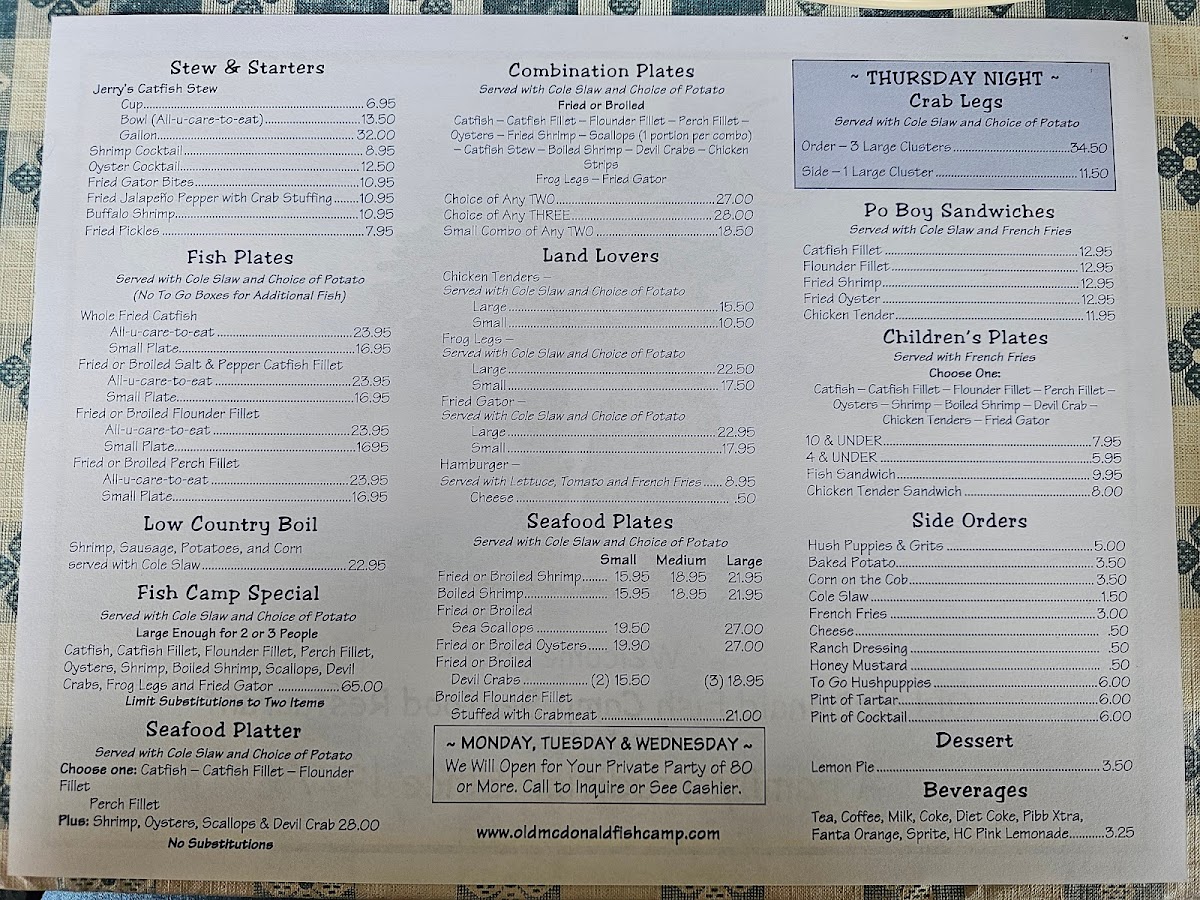 Old McDonald Fish Camp Inc - 3