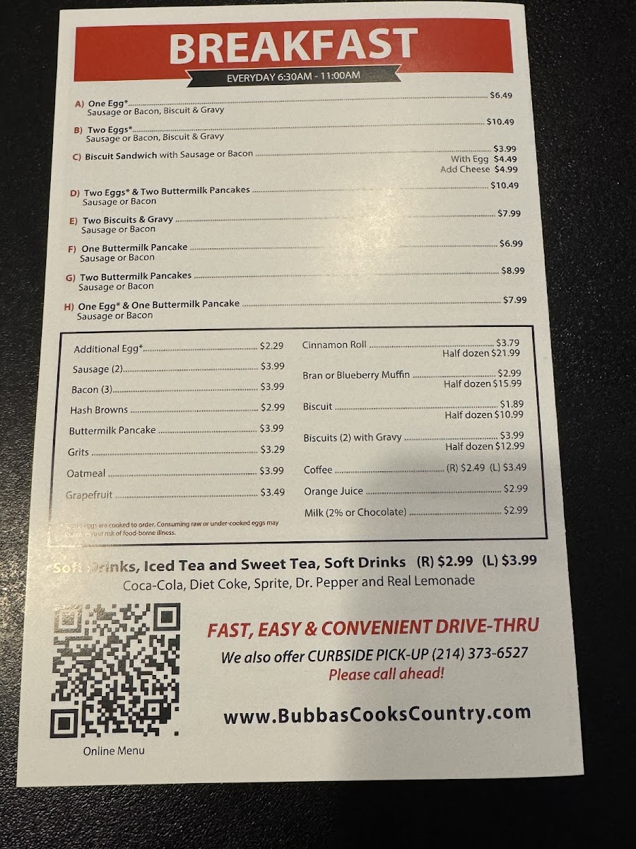 Bubba's Cooks Country - Dallas - 1