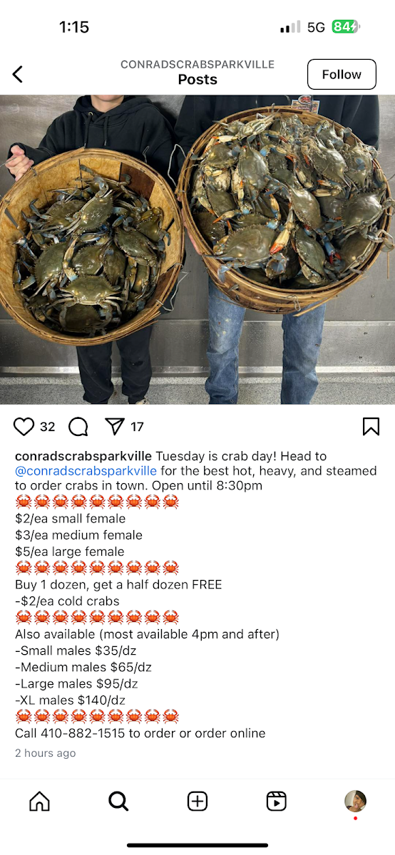 Conrad's Crabs & Seafood Market -Parkville,MD - 9