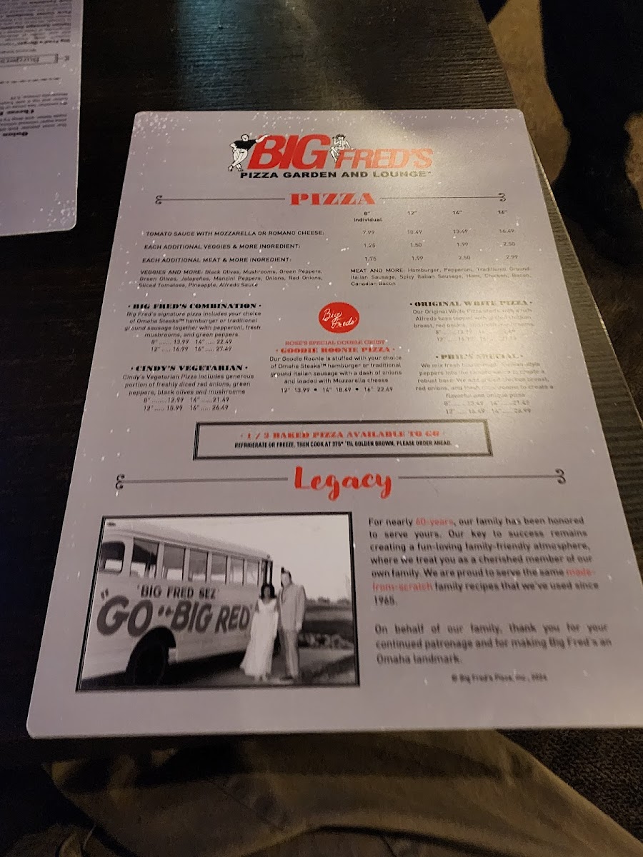 Big Fred's Pizza Garden & Lounge - 3