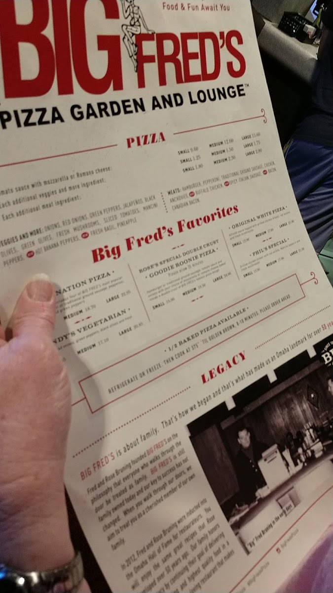 Big Fred's Pizza Garden & Lounge - 9