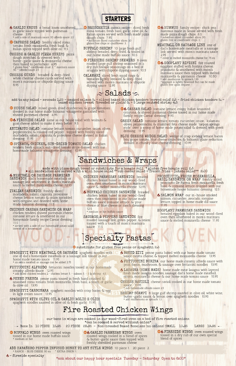 Fireside Pizza Cafe - 1