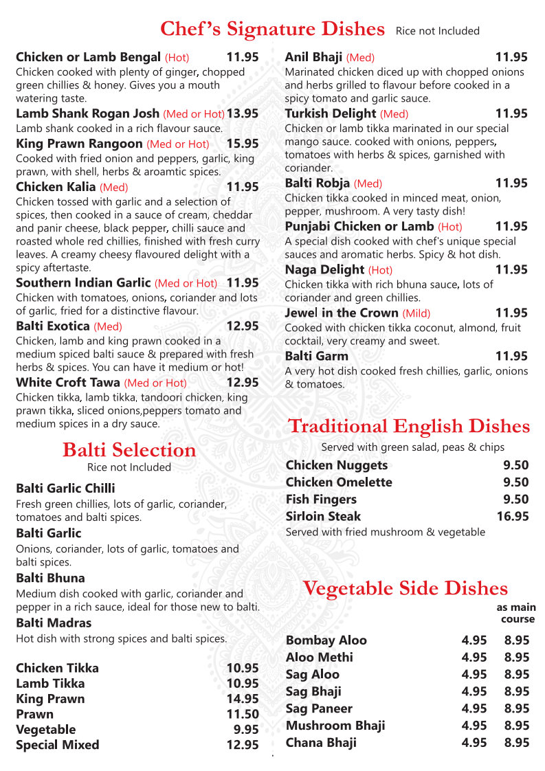 Whitecroft Indian Bar & Restaurant - 1