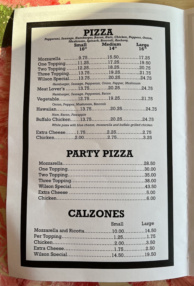 Wilson Pizza Palace - 3